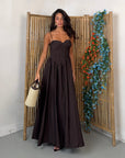 DRESS PROVIDENCIA MARRONE