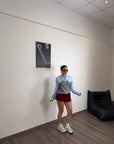 mini shorts SAINT cherry