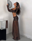 COORD DOMINA ANIMALIER