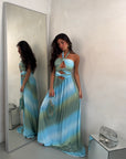 DRESS GIACARTA AZZURRO