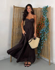 DRESS PROVIDENCIA MARRONE