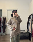 Pullover dettaglio in PIZZO