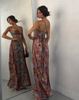DRESS AMALFI MIX ROSSO