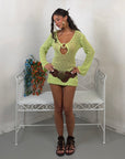 MINIDRESS GARDENIA