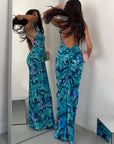 DRESS MUSA AZZURRO