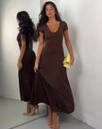 DRESS COSTINA CAFE