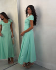 DRESS COSTINA TORQUOISE