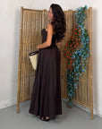 DRESS PROVIDENCIA MARRONE