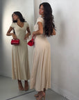 DRESS COSTINA BEIGE