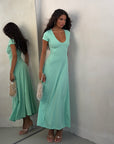 DRESS COSTINA TORQUOISE