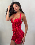 MINIDRESS SATIN GLOW