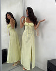 MAXIDRESS GILI GIALLO