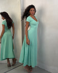 DRESS COSTINA TORQUOISE