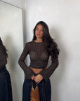 CARDIGAN INCROCIATINA CHOCO