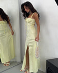 MAXIDRESS GILI GIALLO