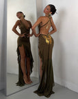 DRESS ALEXIS VERDE MILITARE