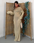 DRESS RUBY LUREX