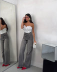 JEANS GREY