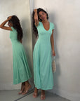 DRESS COSTINA TORQUOISE