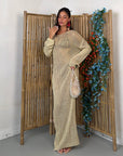 DRESS RUBY LUREX