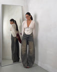 JEANS DOUBLE LOOPS