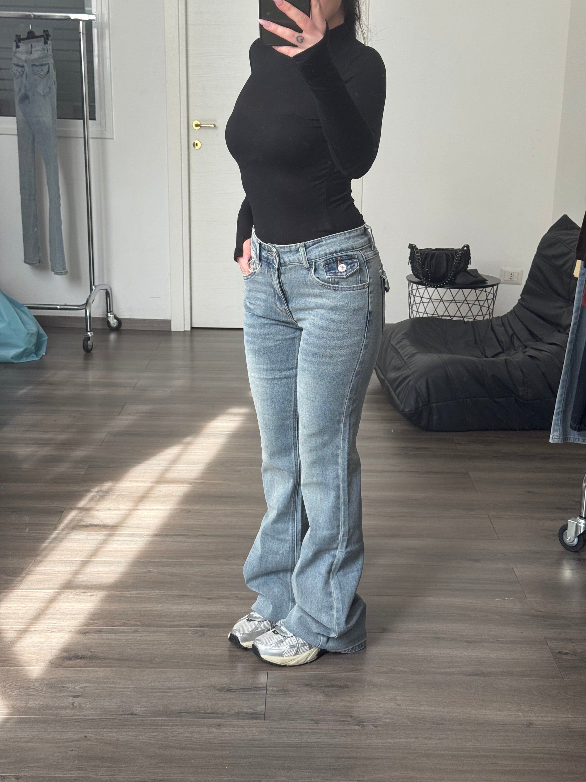 Jeans POCKET a zampa