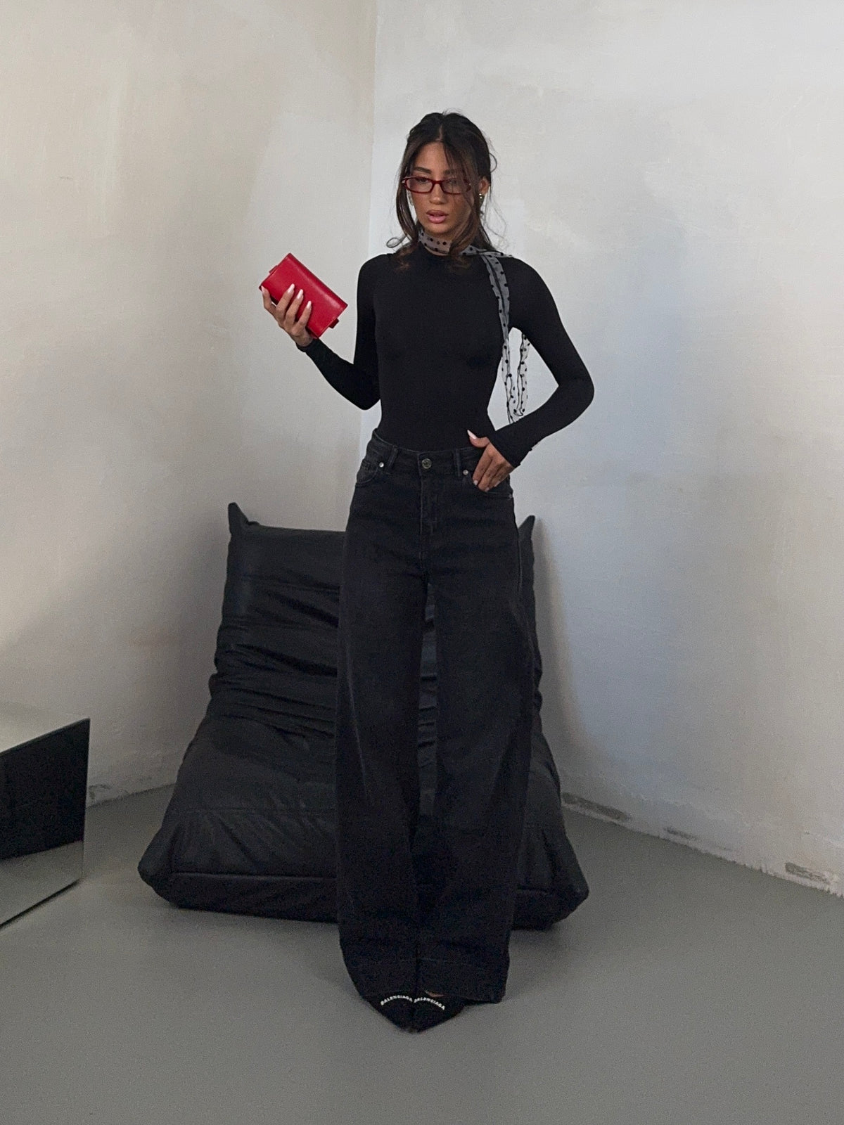 JEANS BASIC BLACK