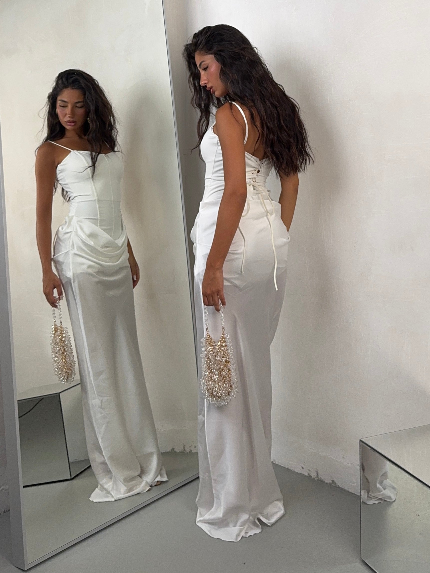 DRESS STAUTE BIANCO