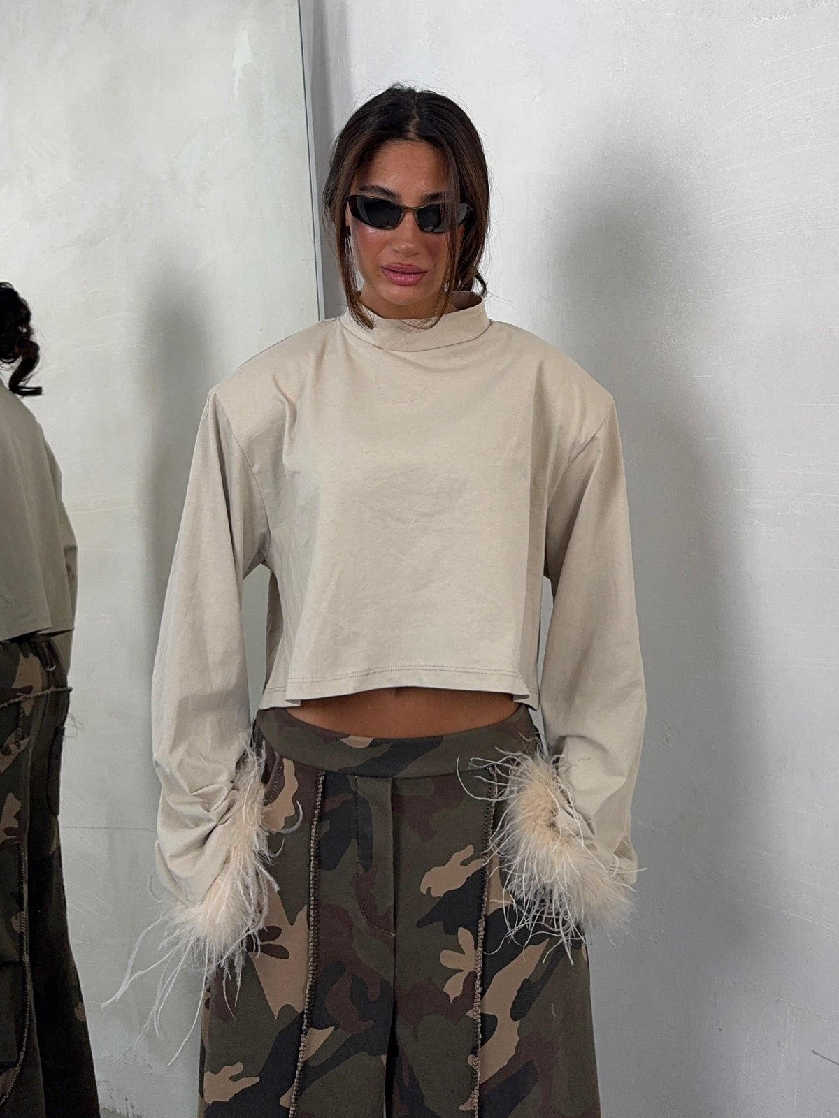LONGSLEEVE PLUM BEIGE