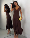 DRESS COSTINA CAFE
