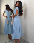 DRESS COSTINA BLUE CIEL