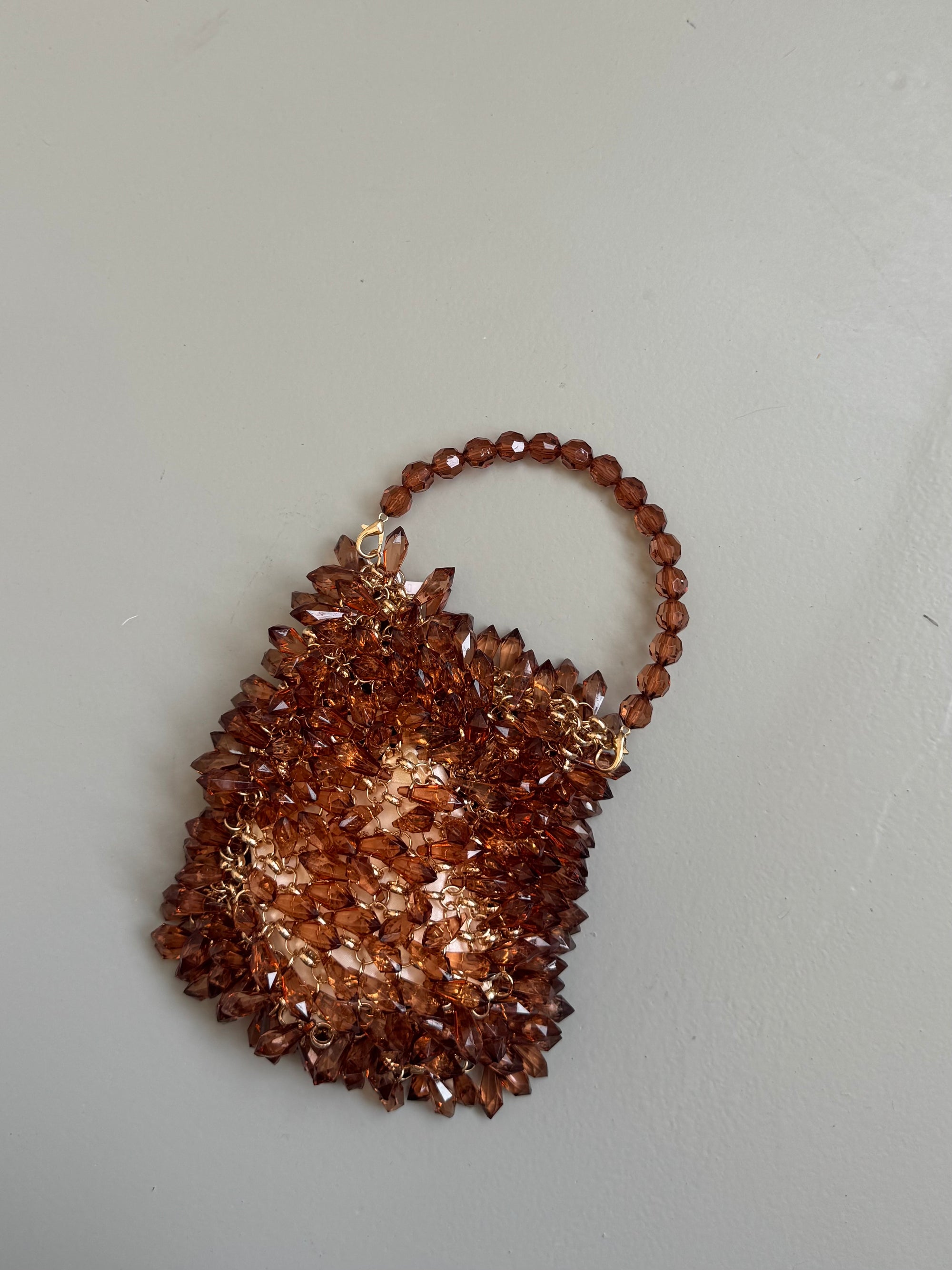 MINI BAG JEWELS BROWN