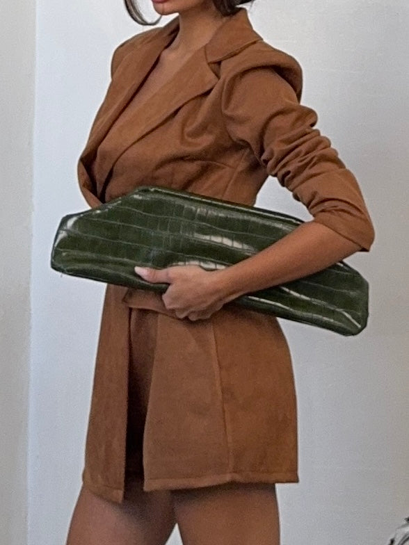 BAG BAGUETTE VERDE MILITARE