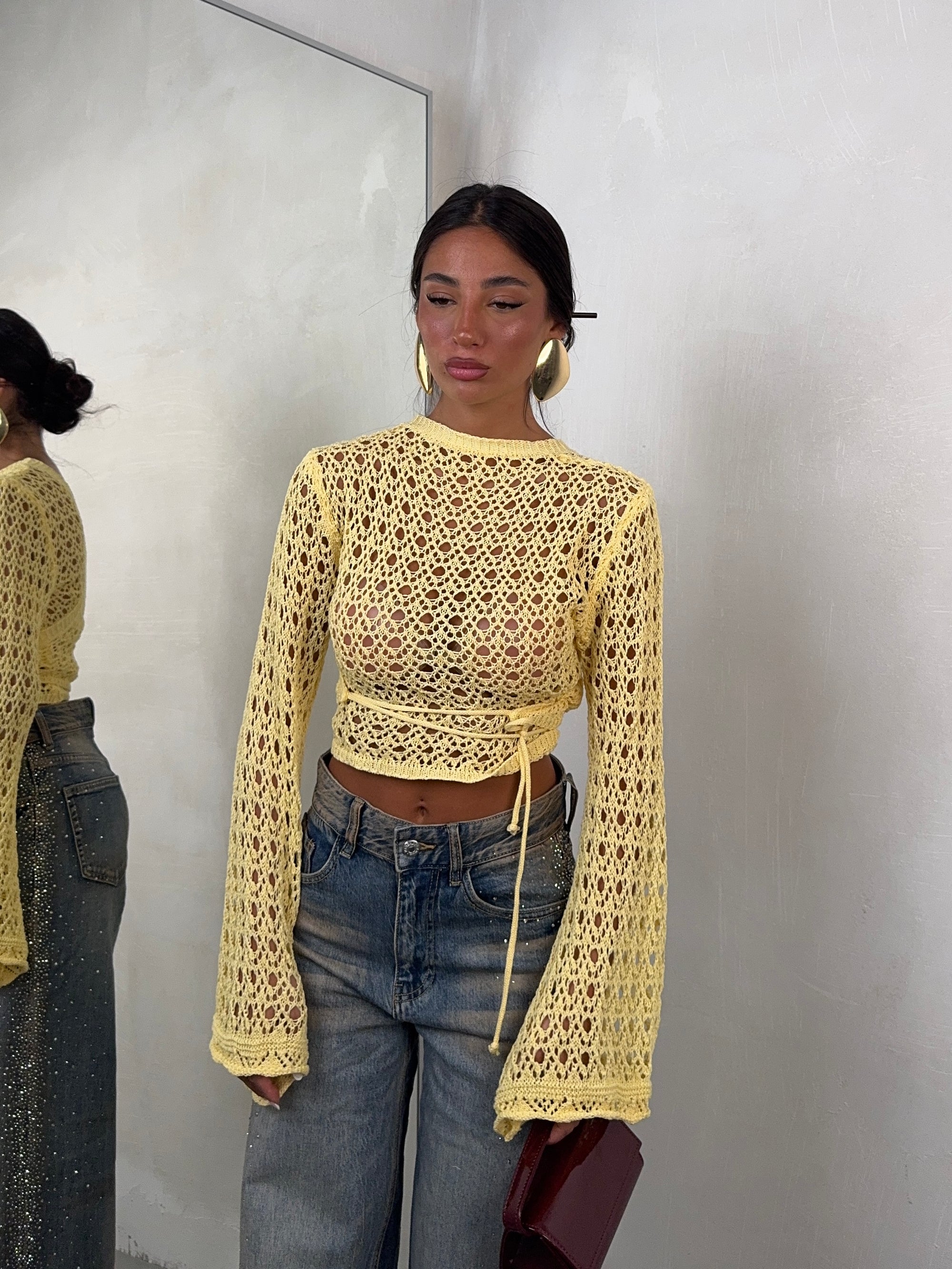CARDIGAN INCROCIATINA