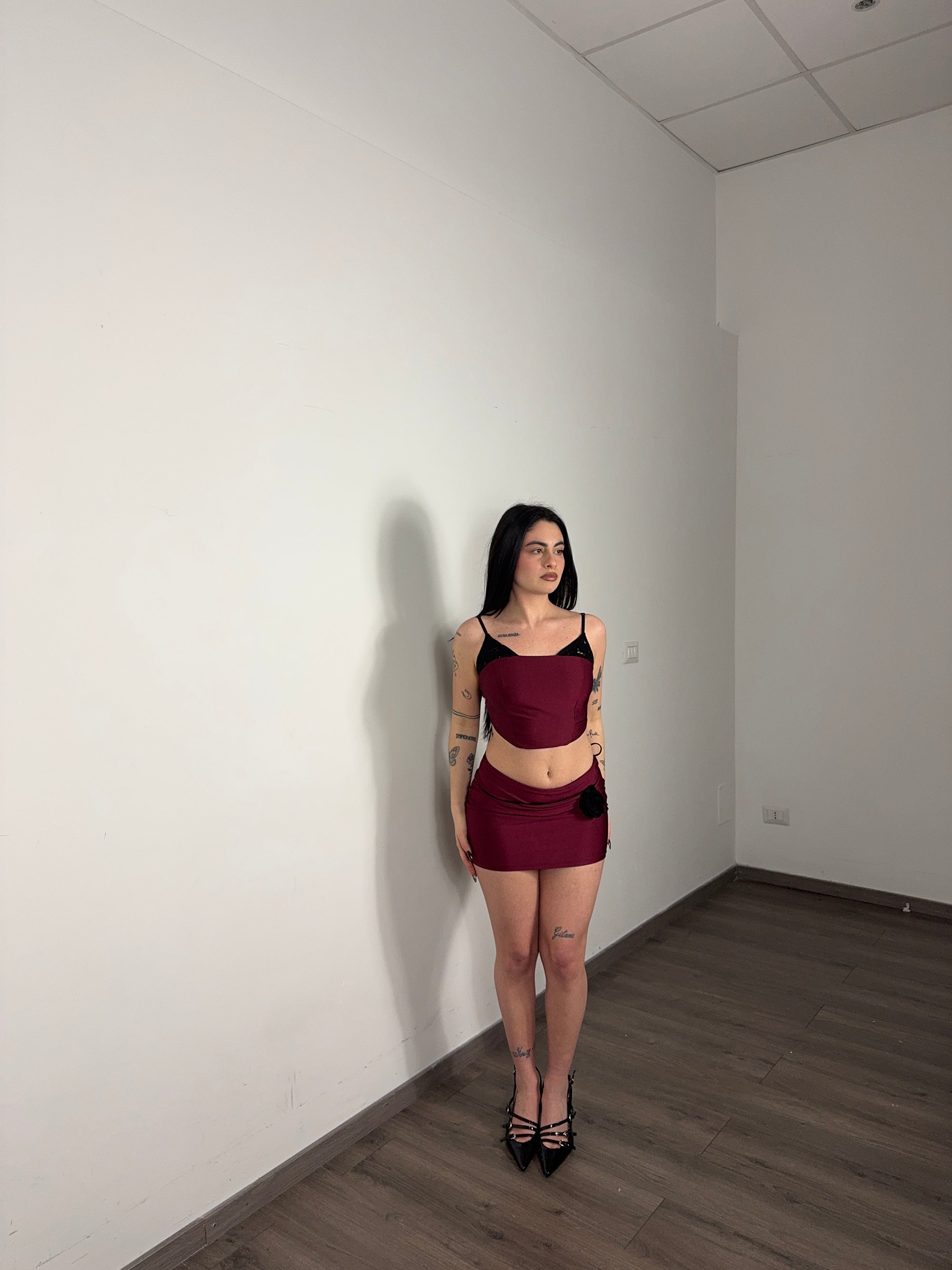 Coordset TAMARA bordeaux