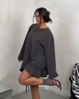 LONGSLEEVE MERLET GRIGIO
