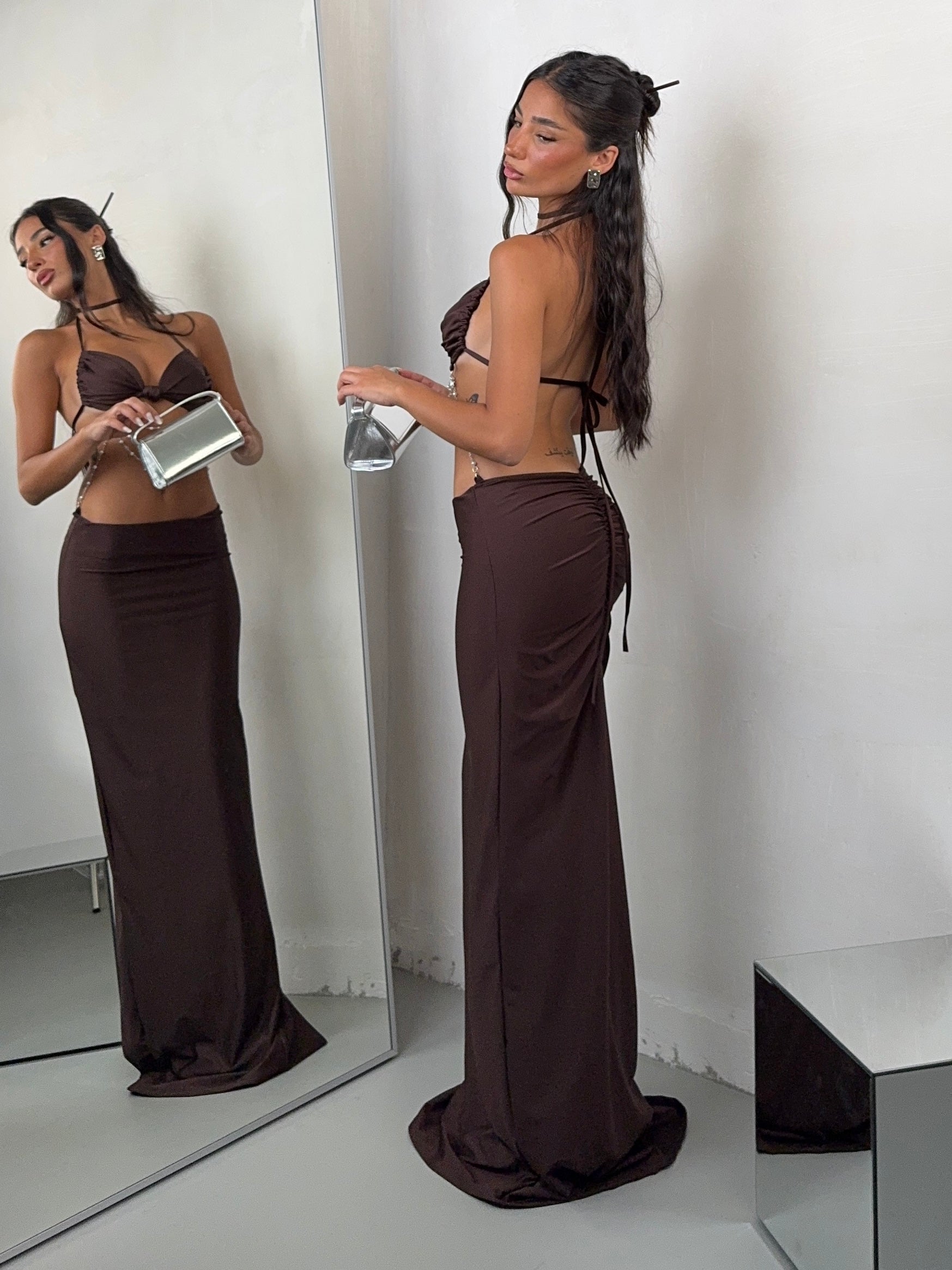 COORD PERLS MARRONE