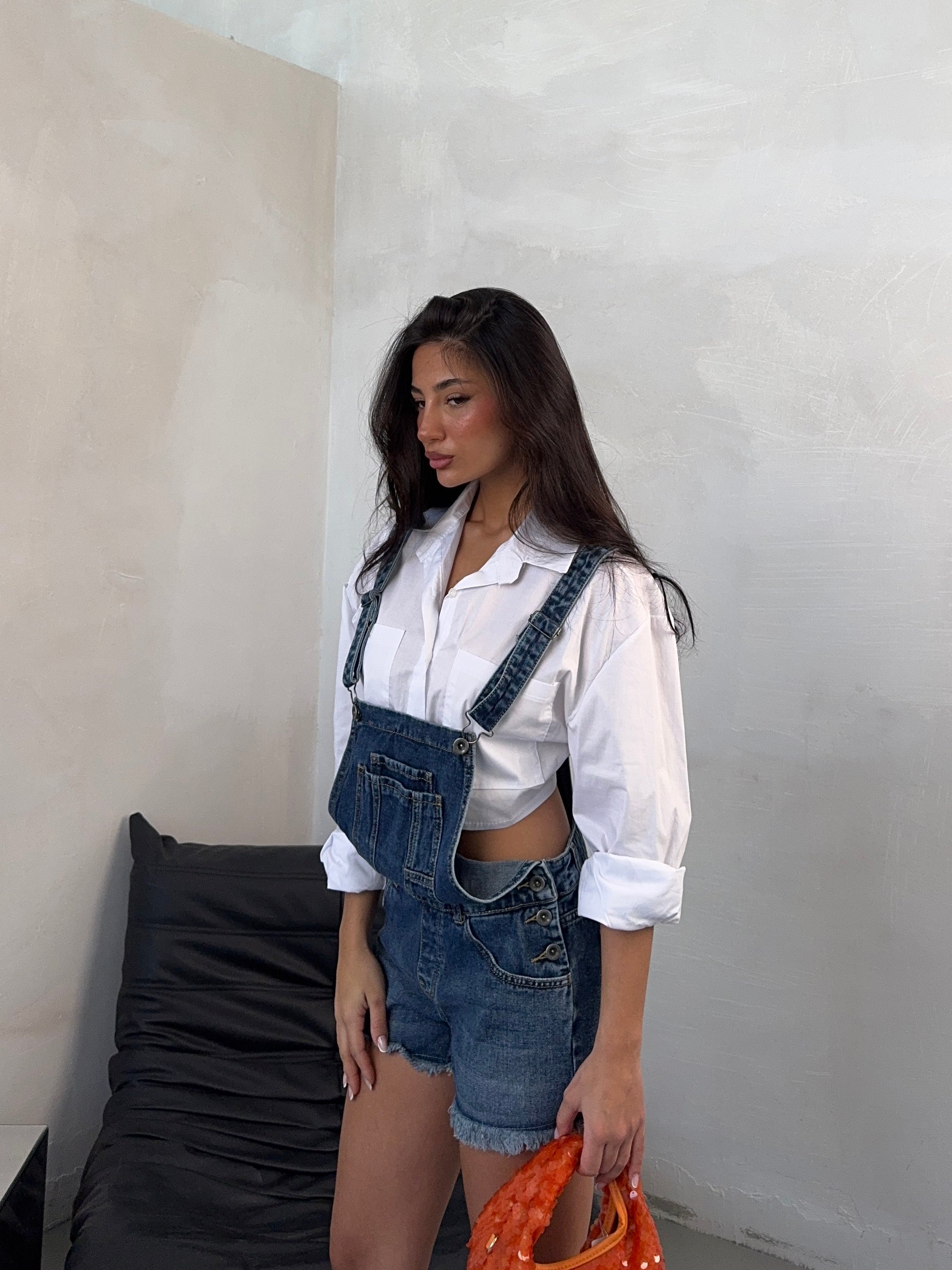 CAMICIA CROP UNI