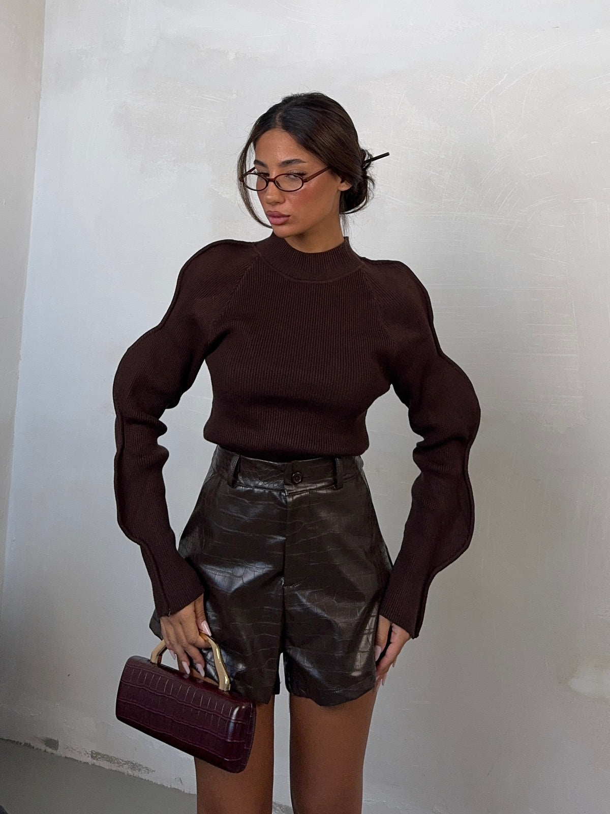 PULL DROMUS MARRONE