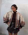 CARDIGAN PAISLEY BEIGE
