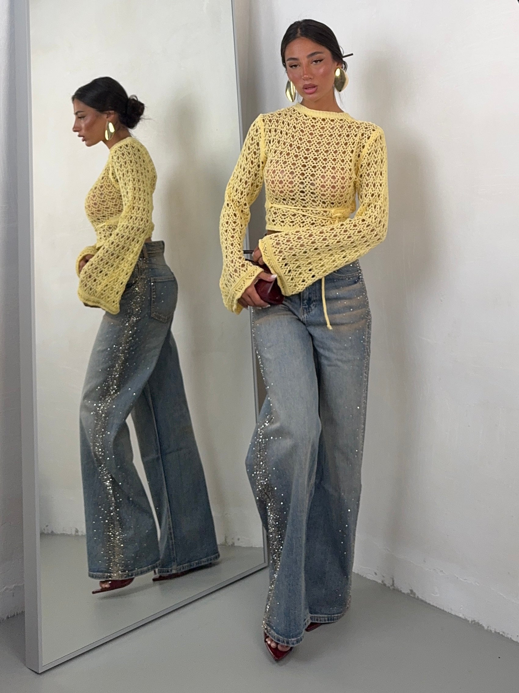 JEANS STRASS