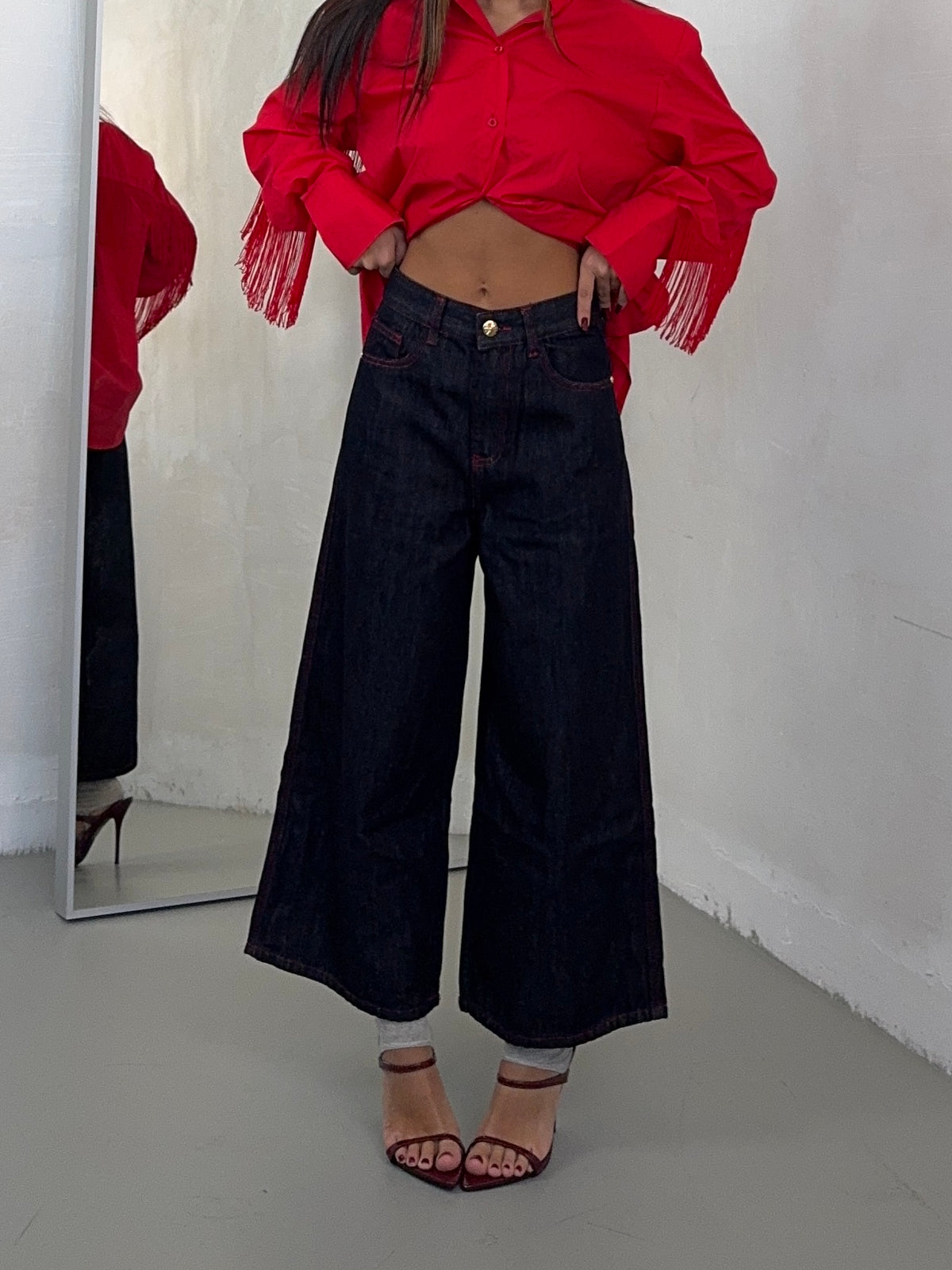 JEANS RED SWING