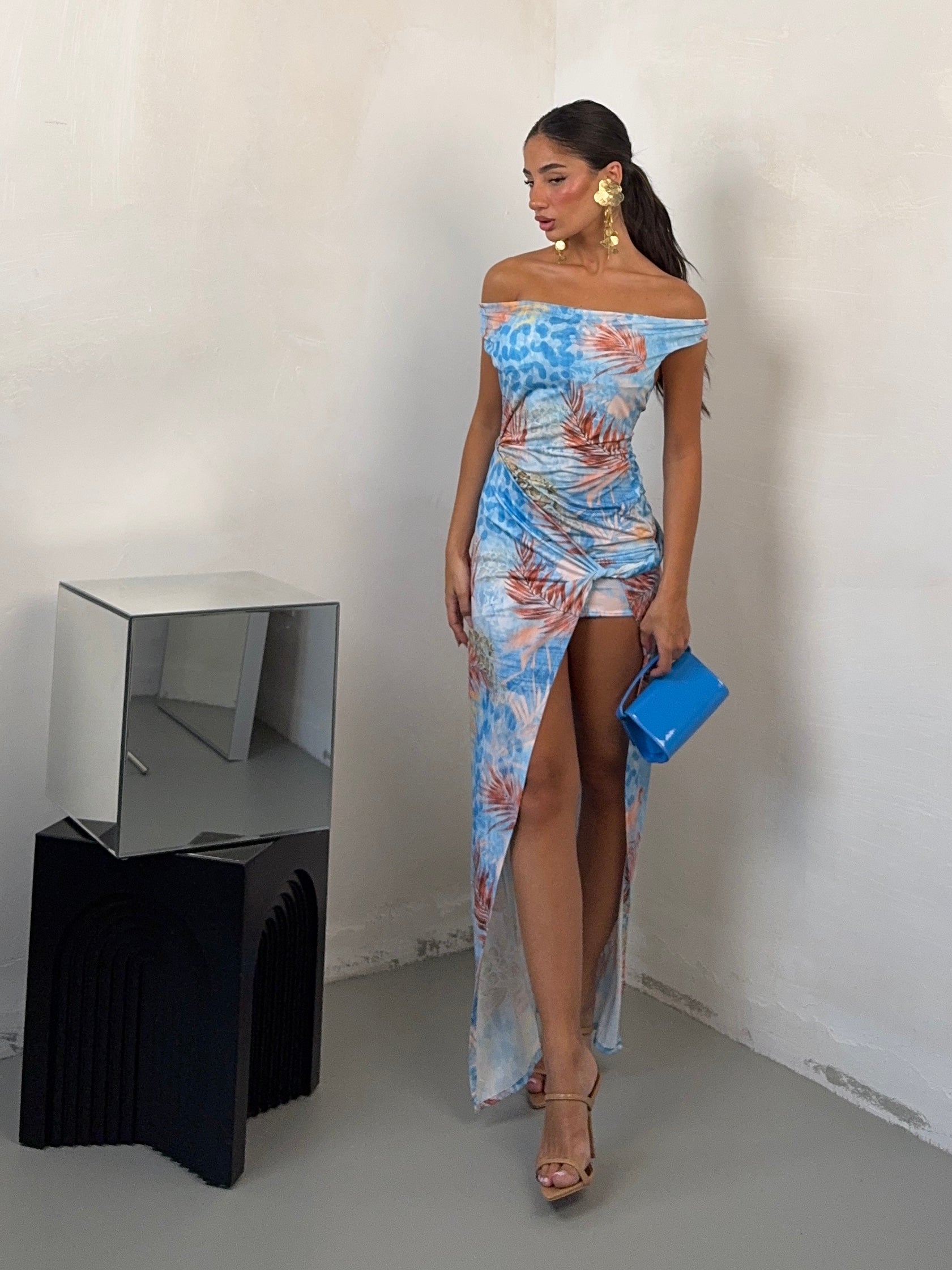 DRESS DANDELION AZZURRO