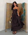 DRESS PROVIDENCIA MARRONE
