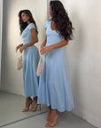 DRESS COSTINA BLUE CIEL