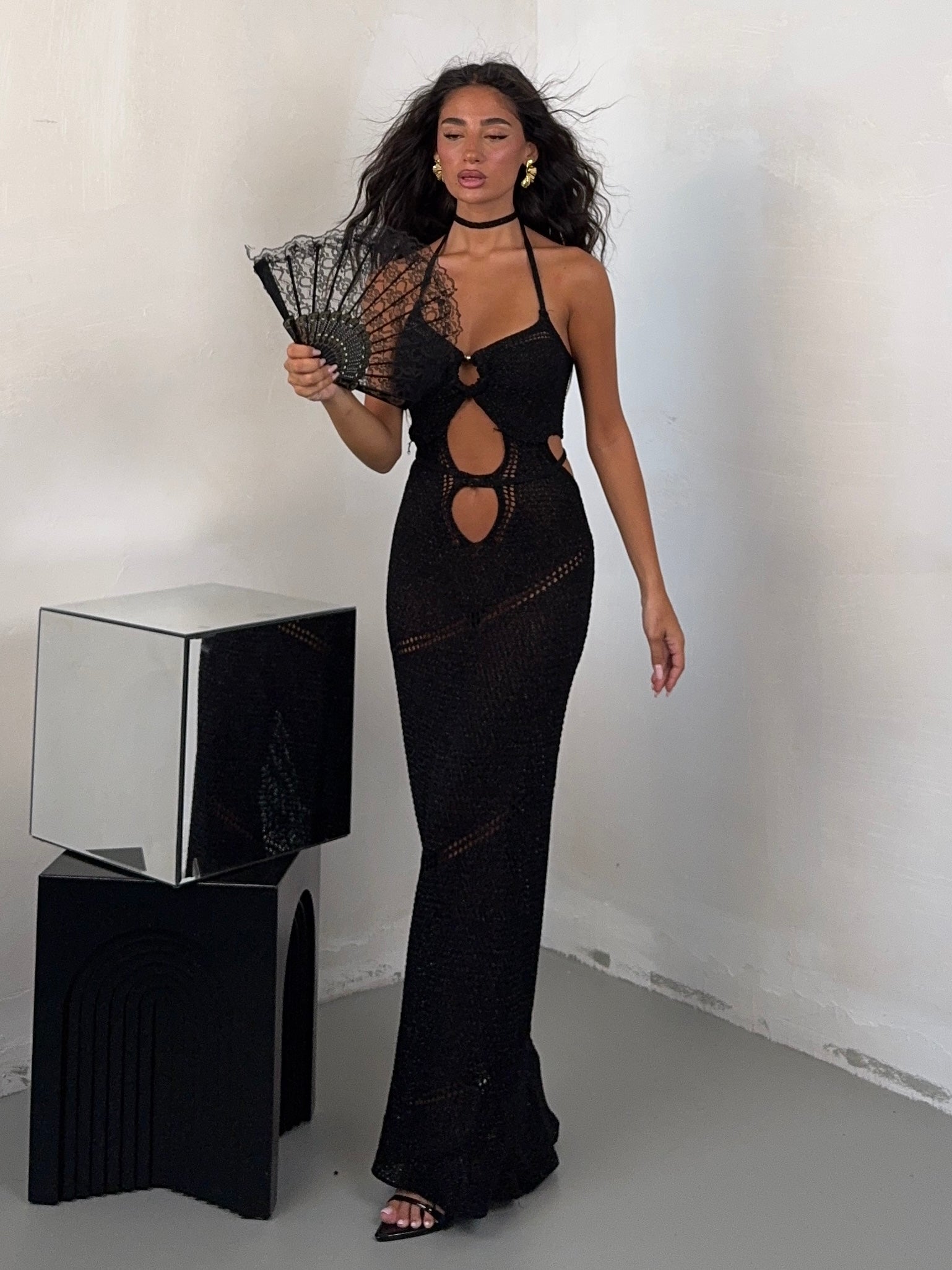 DRESS CLAIRE LUREX