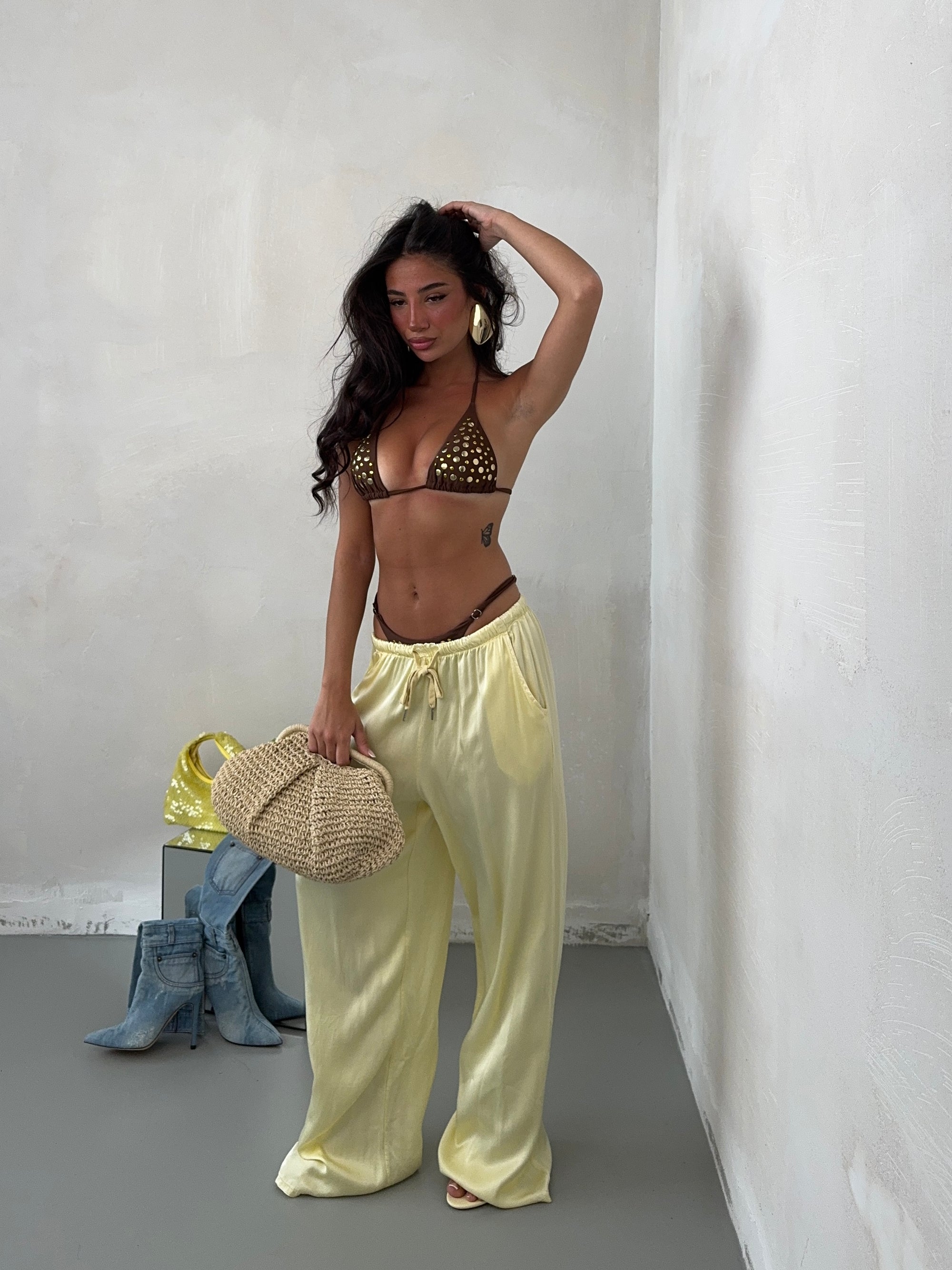 PANTS COMFY GIALLO