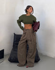 PANTS STRAP KHAKI