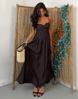 DRESS PROVIDENCIA MARRONE
