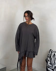 LONGSLEEVE MERLET GRIGIO